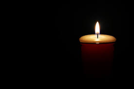 Light from a single candle.